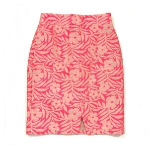 J. Crew Crossover Pencil Skirt in Plumeria Jacquard